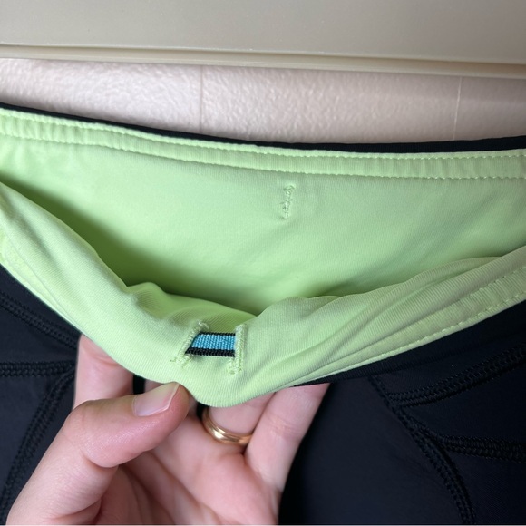 Ivivva Run For Your Goals Black Skort Size Girls 12 Laser Cut Athletic Tennis - Picture 5 of 10